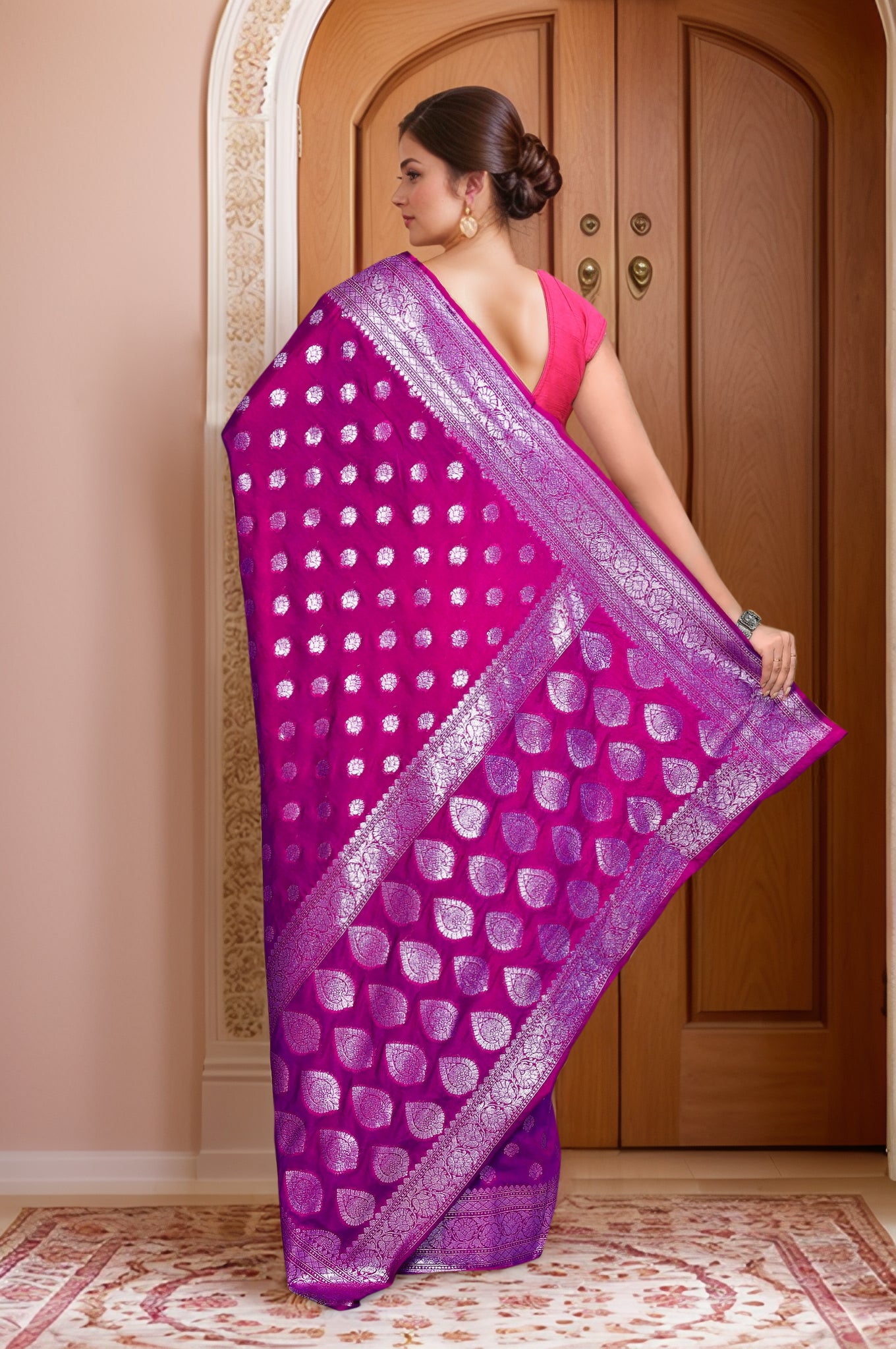 Banarasi Saree with running Blouse piece
