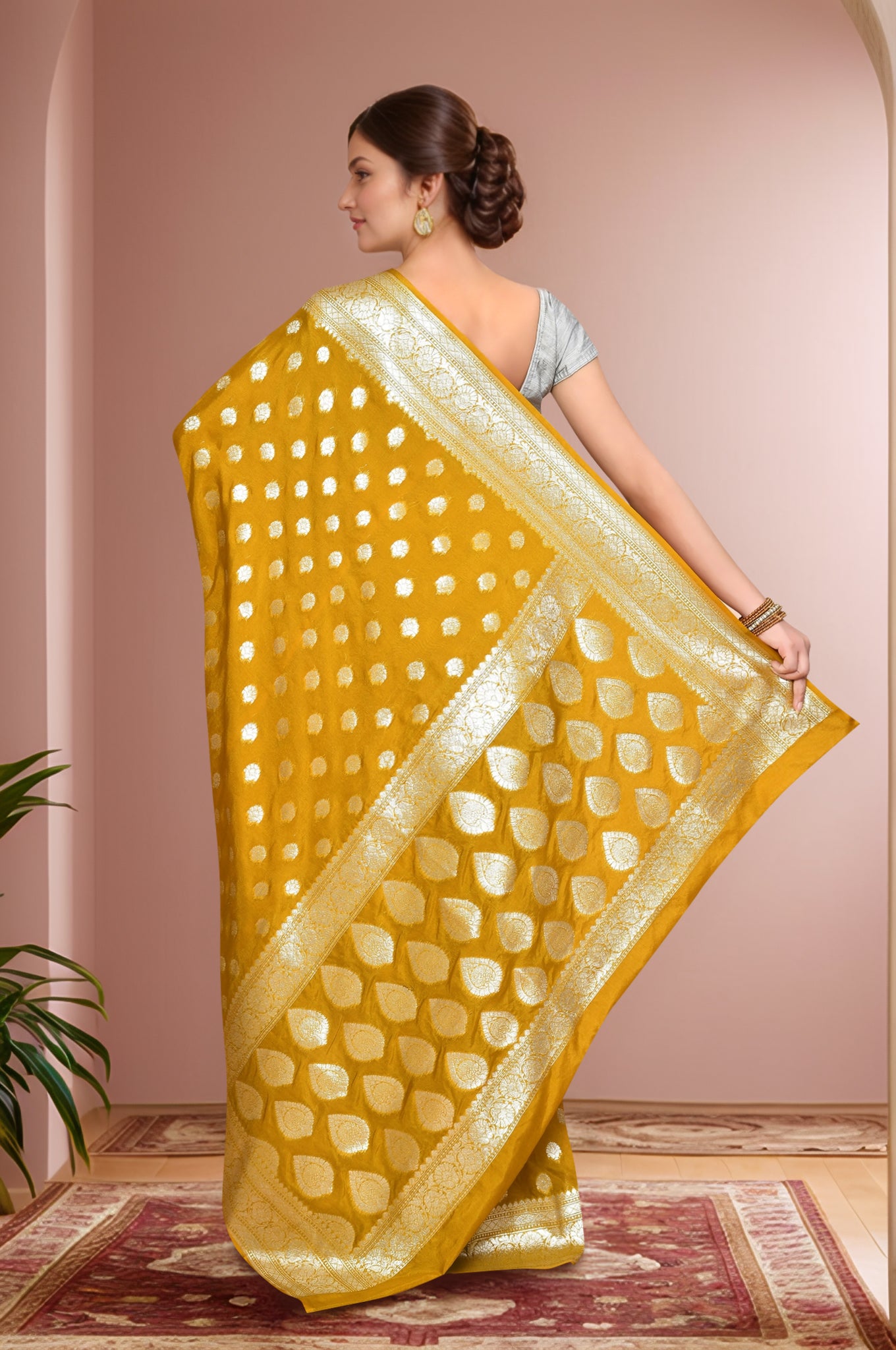 Banarasi Saree with running Blouse piece
