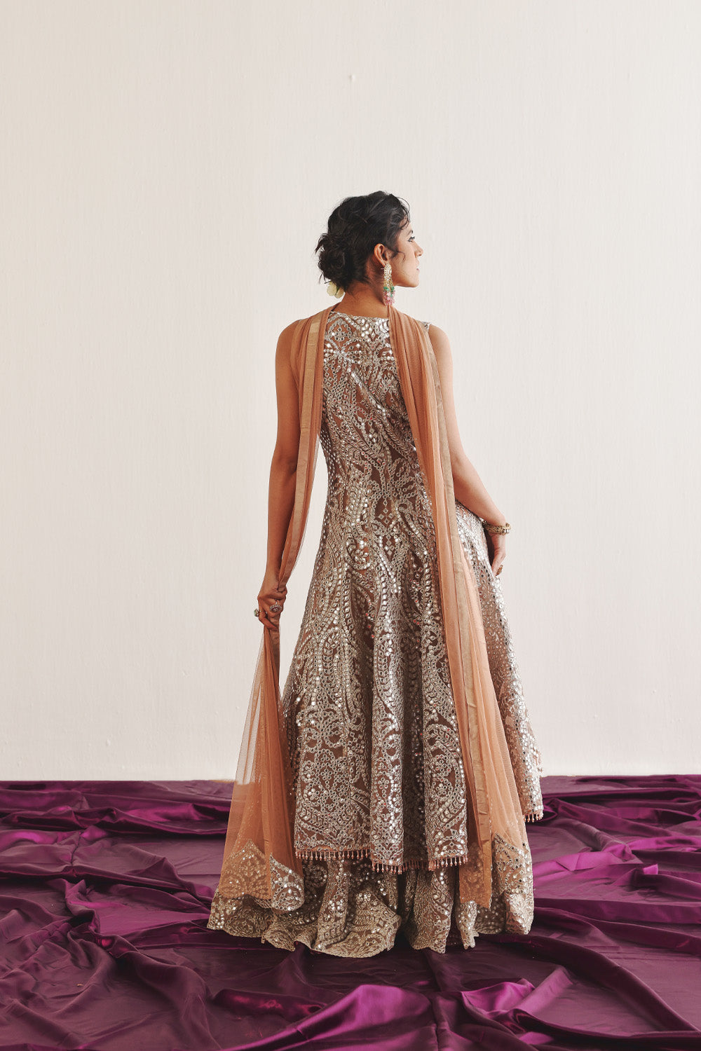 LONG ASYM SLEEVELESS SHERWANI