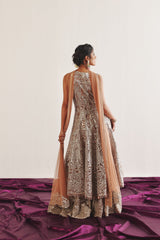 LONG ASYM SLEEVELESS SHERWANI