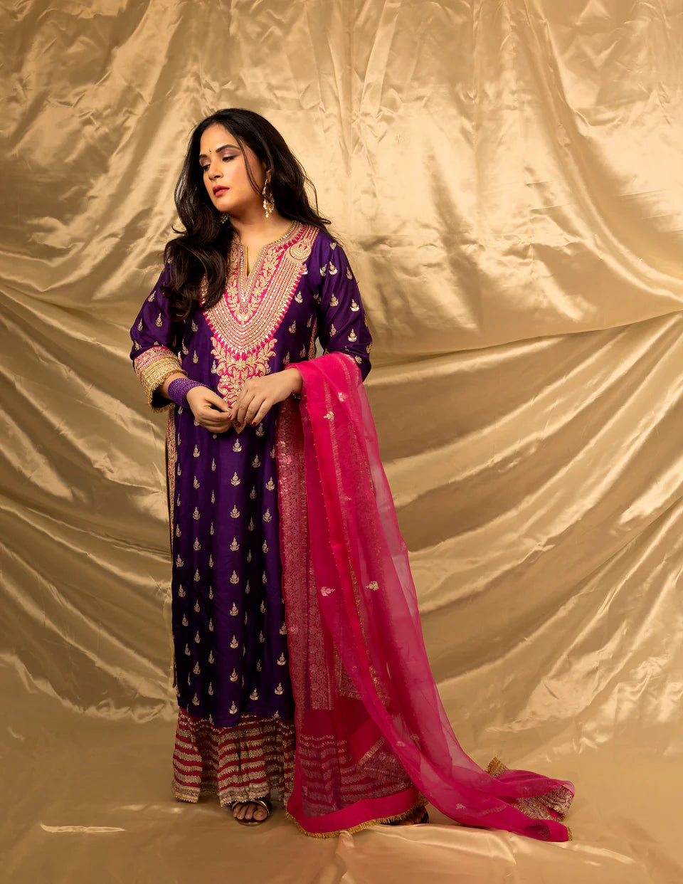 Richa Chadda in Fitoor Sharara Set