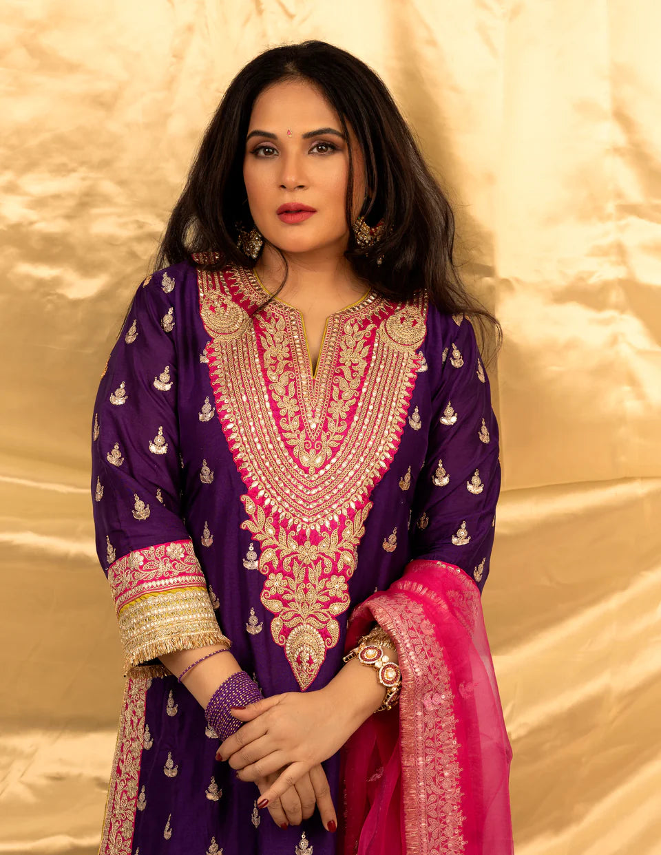 Richa Chadda in Fitoor Sharara Set