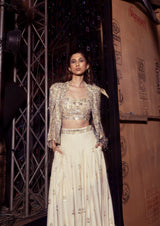 IVORY JACKET SET