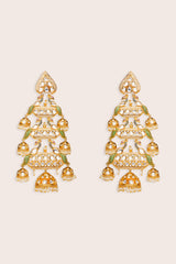 Bold and elegant kundan danglers