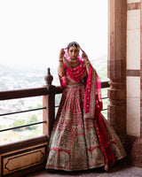 Empress Red Bridal Lehenga