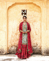 Cerulean Blush Regalia Lehenga