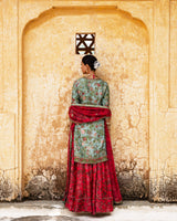 Cerulean Blush Regalia Lehenga