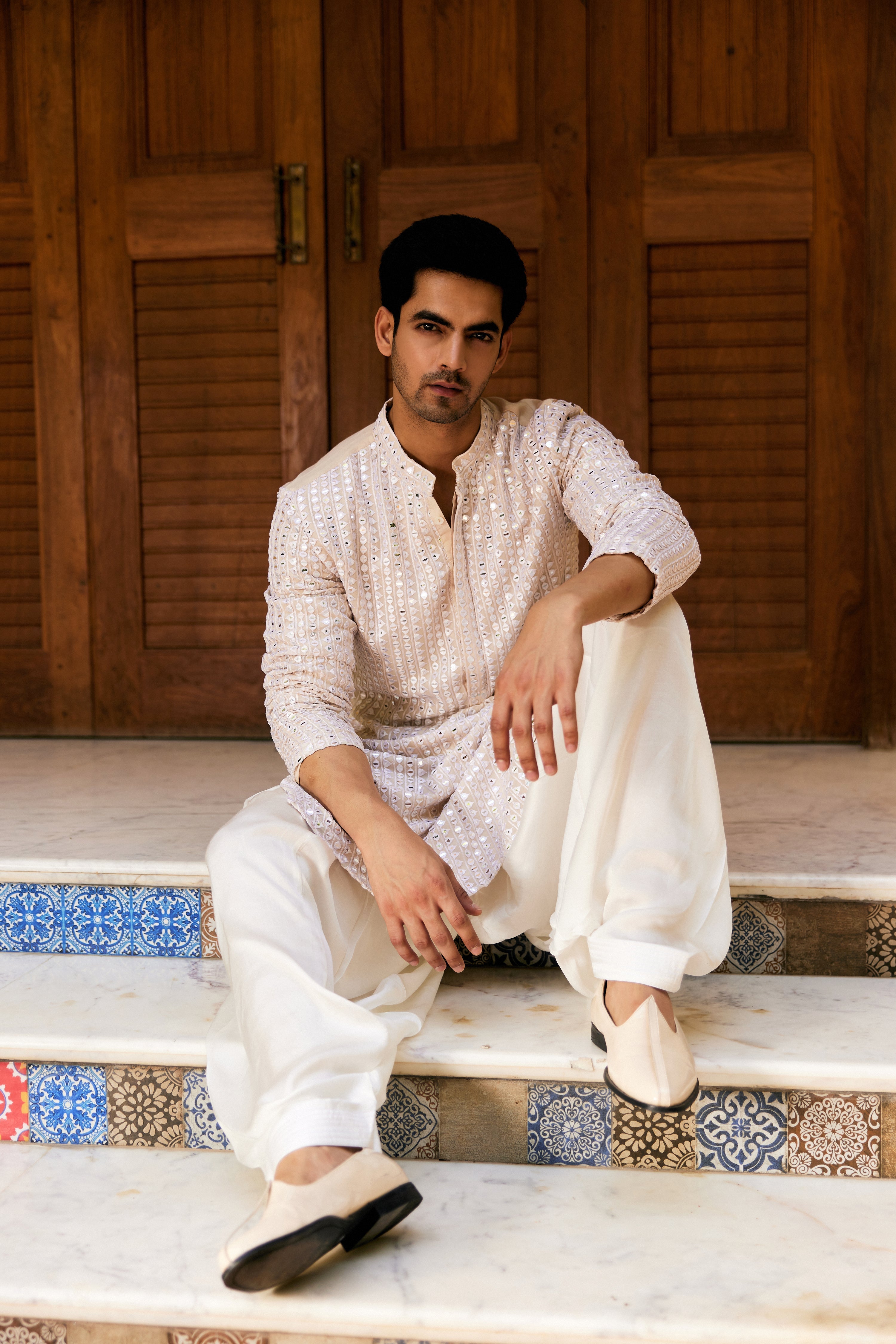 YASIR KURTA (SOFT BEIGE)