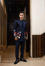 Floral Fiesta Open Jacket Set