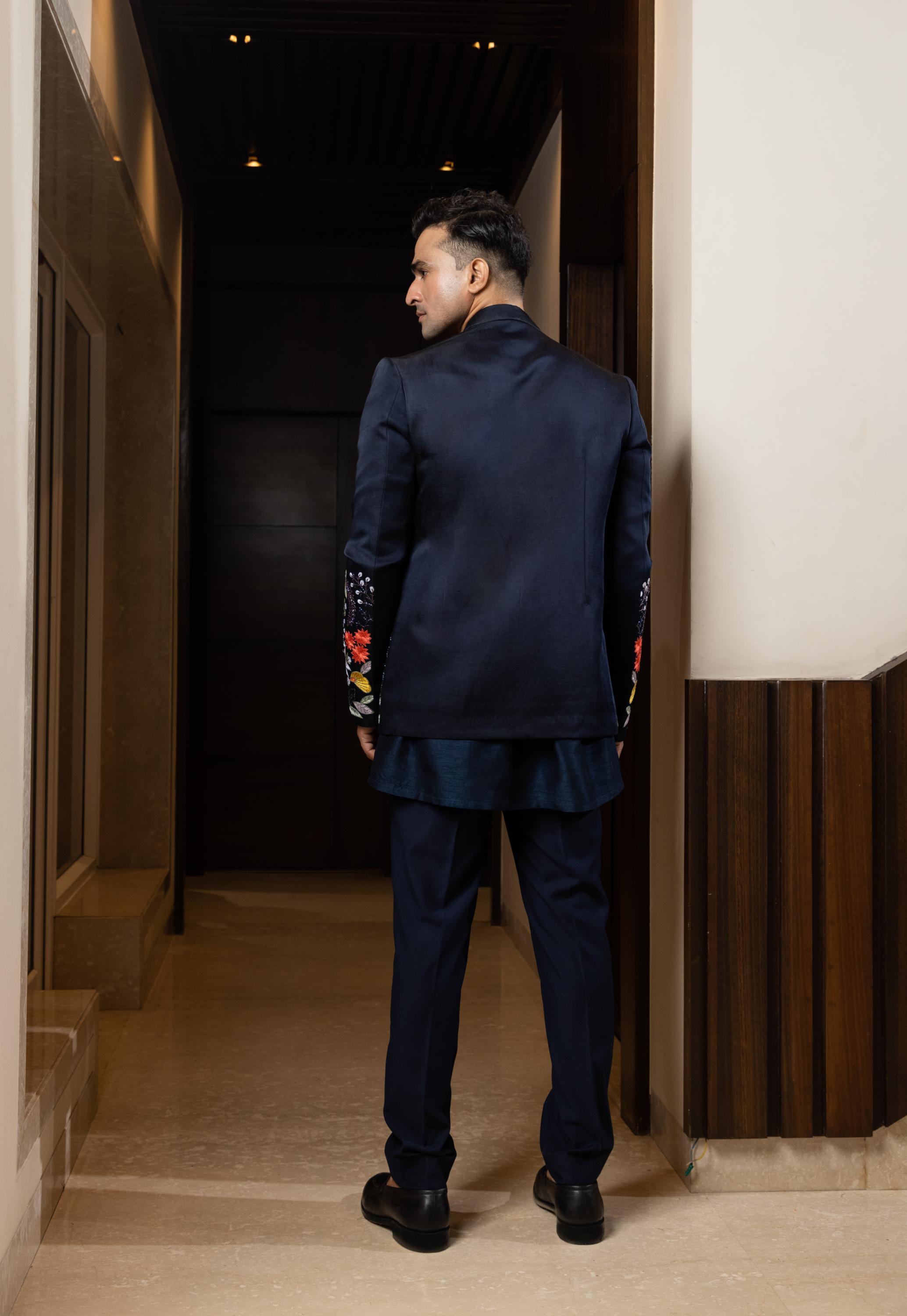Floral Fiesta Open Jacket Set