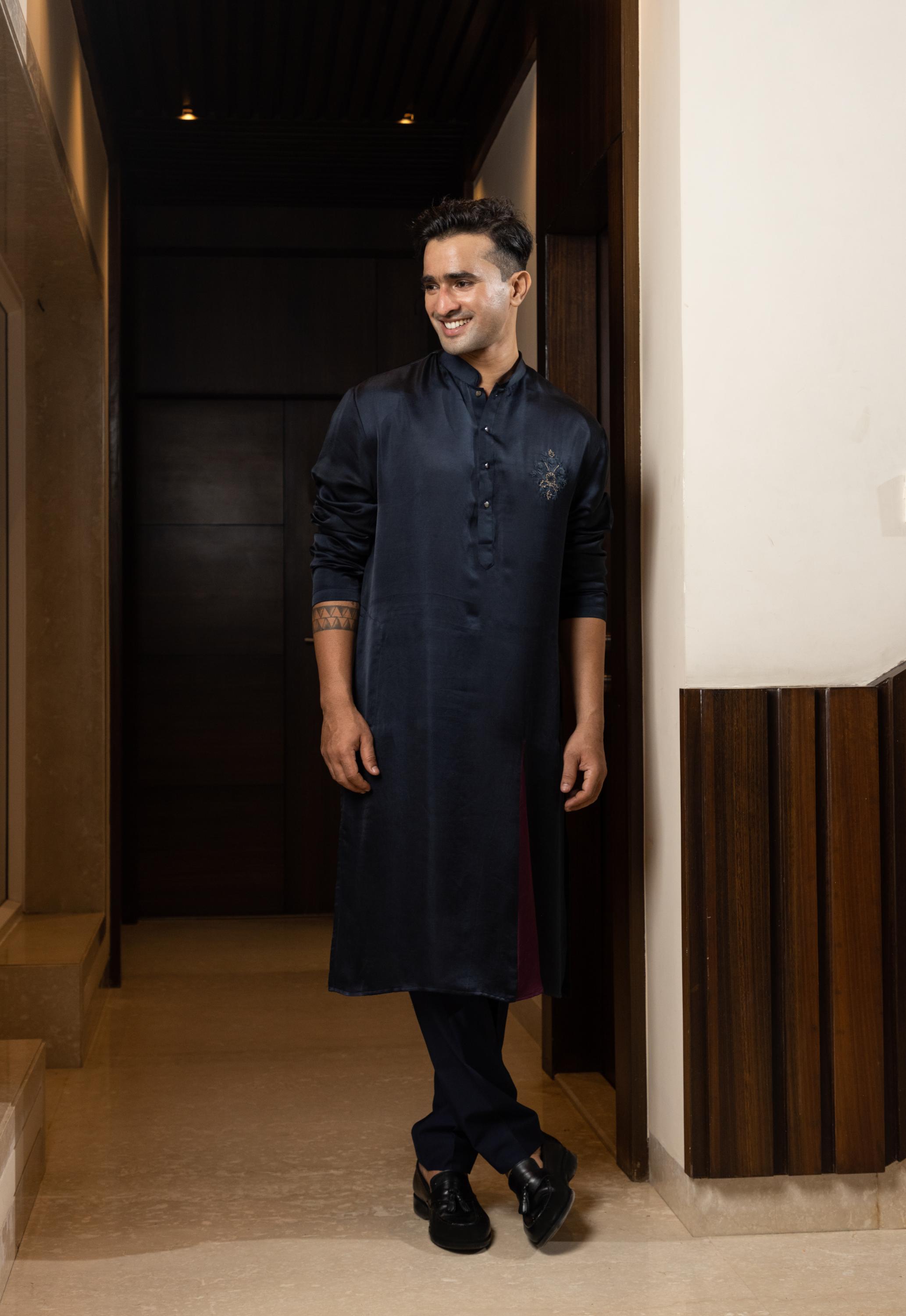 Midnight Voyage Kurta Set