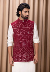 IMRAN BANDI SET (WINE)