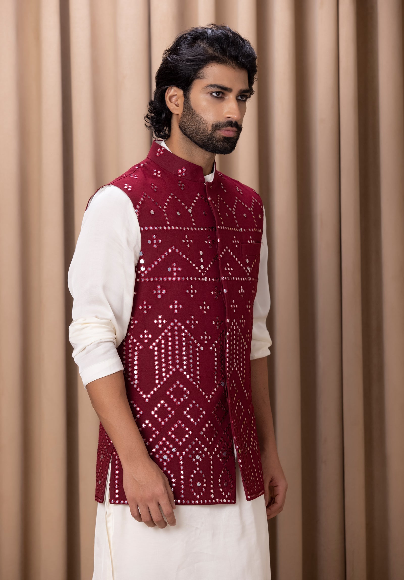 IMRAN BANDI SET (WINE)