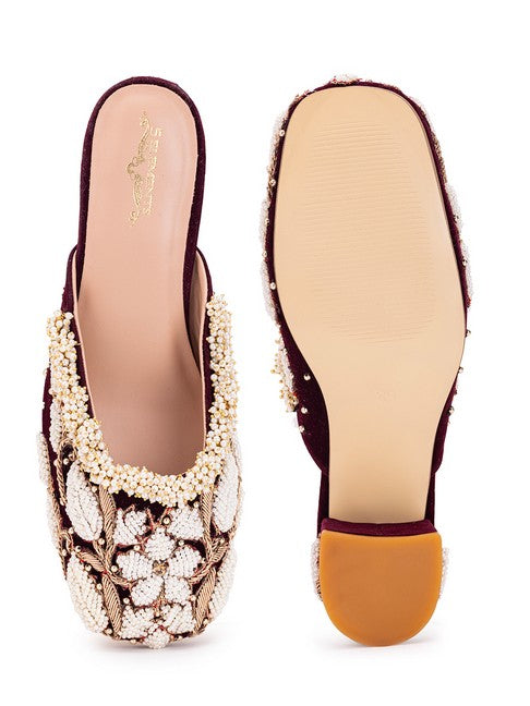 Pixie-mule heel