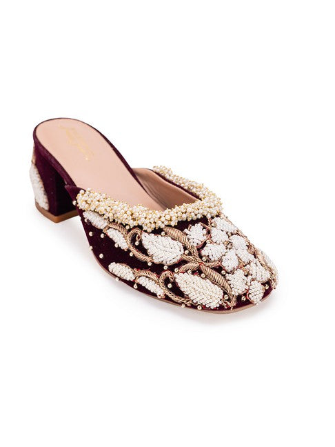 Pixie-mule heel
