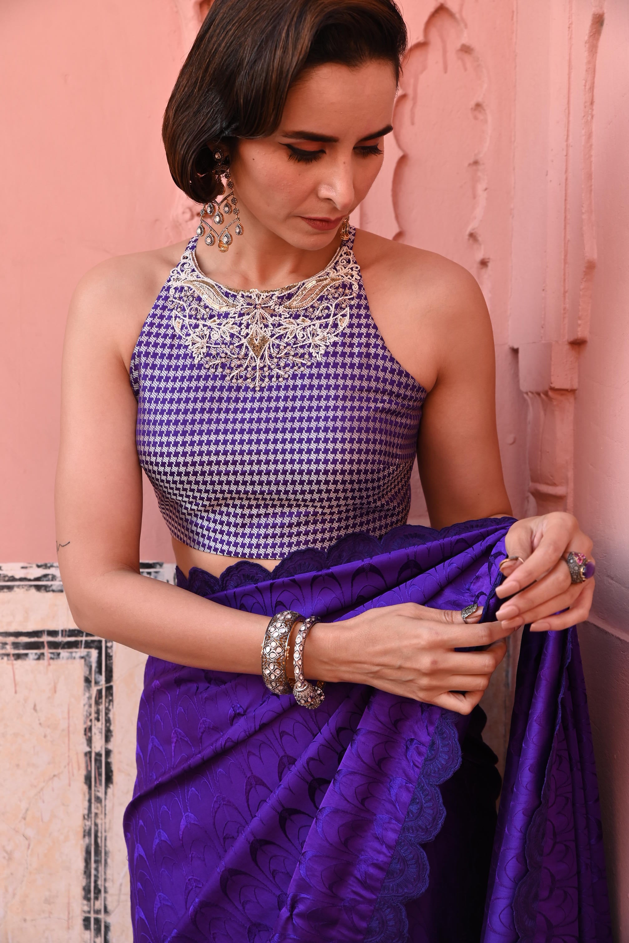 O Haseena Tanchoi Handloom Saree