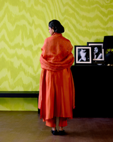 Rust Orange A-line Kurta Set