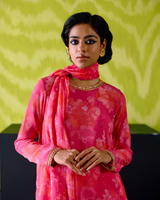 Fuchsia Pink Straight Kurta Set