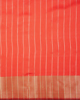 Red Chiffon Silk Banarasi Handloom Saree