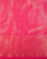 Pink Kanjeevaram Silk Banarasi Handloom Saree