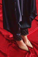 Patola Marodiwork Cape with Harem Dhoti Pants