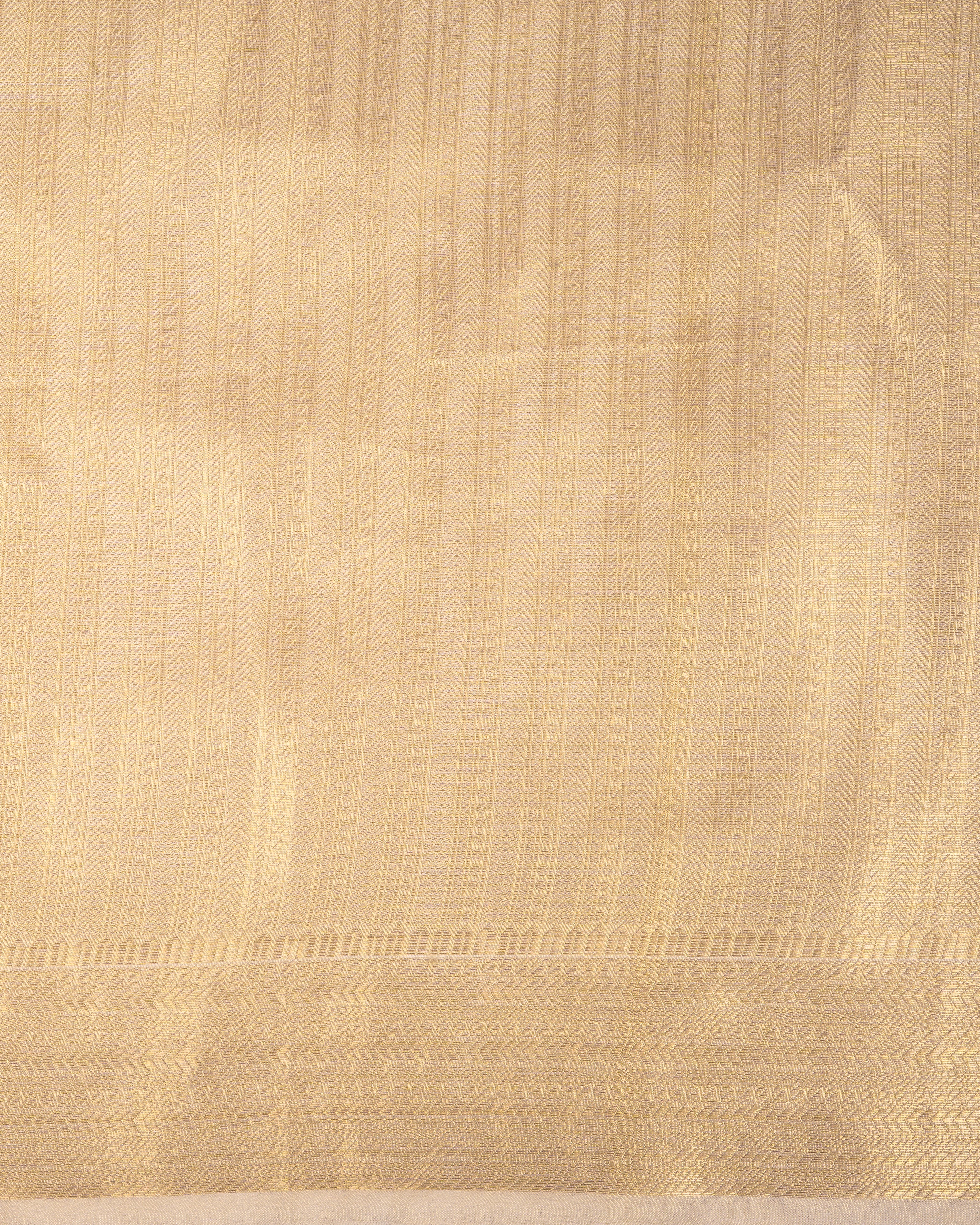 Golden Pure Katan Kanjeevaram Silk Banarasi Handloom Saree