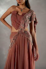 Moon veil Drape Saree
