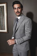 Steel Grey Glen Check Elegance Ensemble