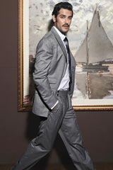 Steel Grey Glen Check Elegance Ensemble