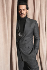 Charcoal Grey Pinstripe Elegance Suit