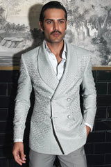 Silver Sterling Shawl Lapel Tuxedo Set