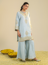 Powder Blue Gulmarg Kurta Set