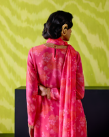Fuchsia Pink Straight Kurta Set
