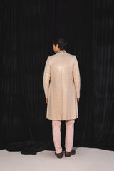 BLUSH PINK KURTA WITH MIRRORWORK