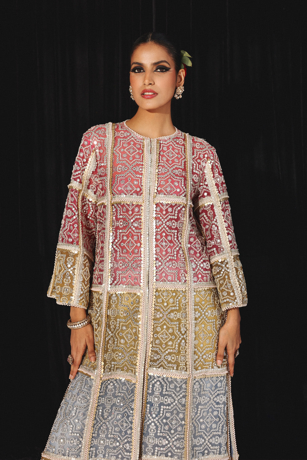 EMBELLISHED LONG JACKET