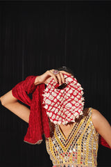 CRUSHED SILK LEHENGA SET
