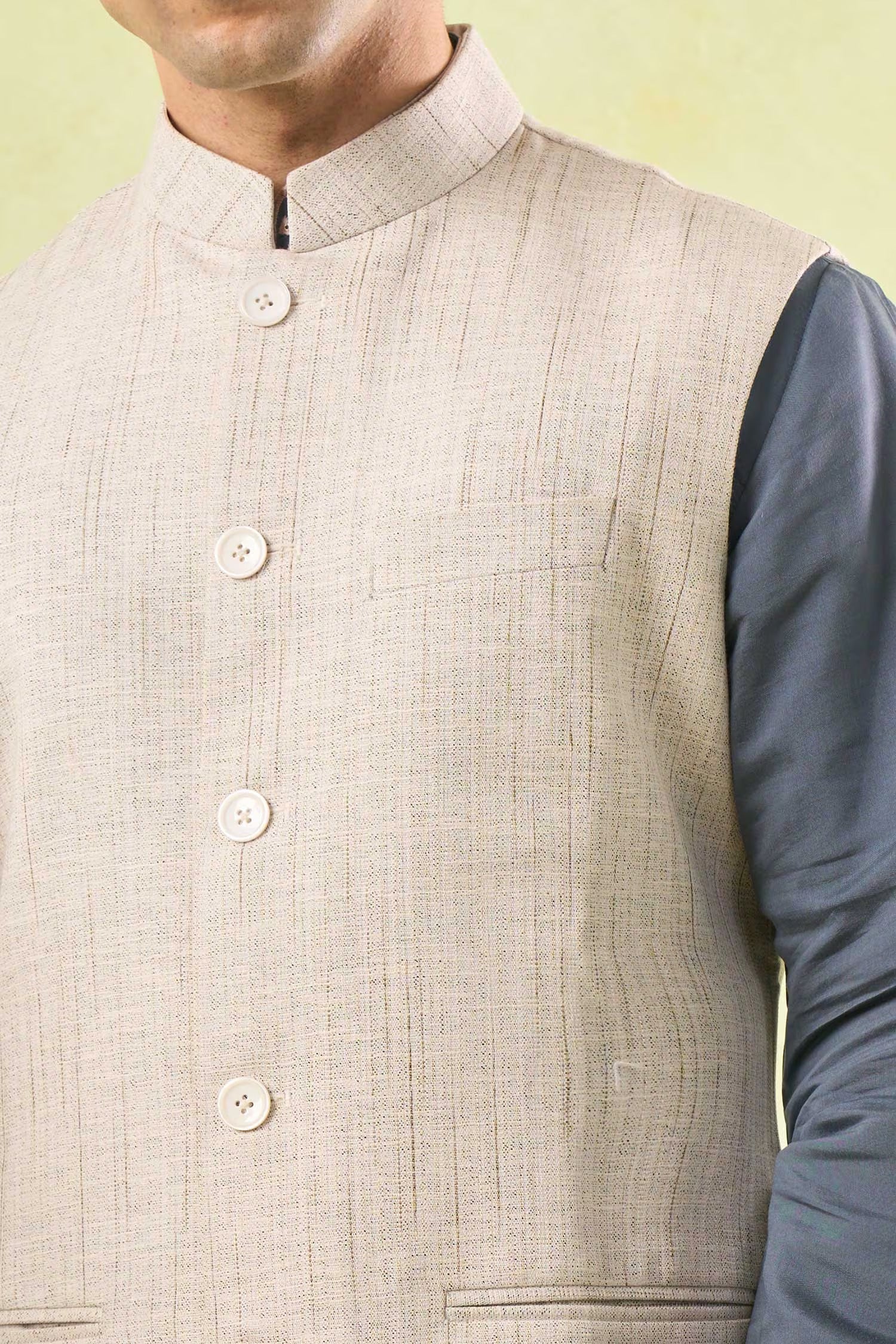 White Textured Jacket
