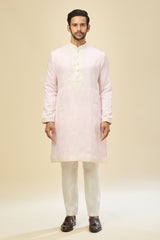 Baby Pink Embroidered Kurta Set