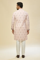 Pink Printed Kurta Set