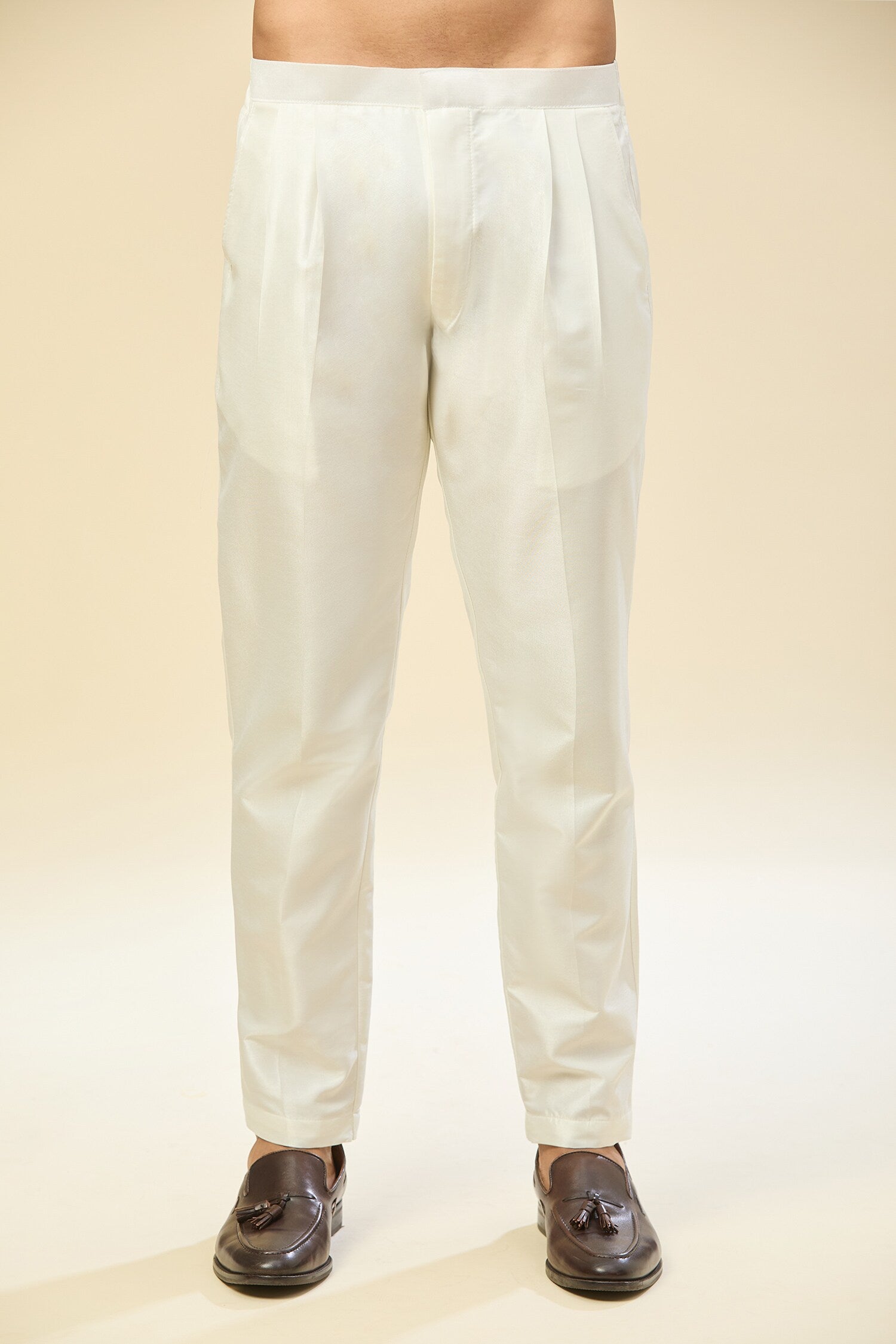 Off White Printed Kurta Set