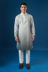 Green Ombre Kurta Set