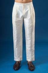 Olive Green Brocade Kurta-Bundi Set