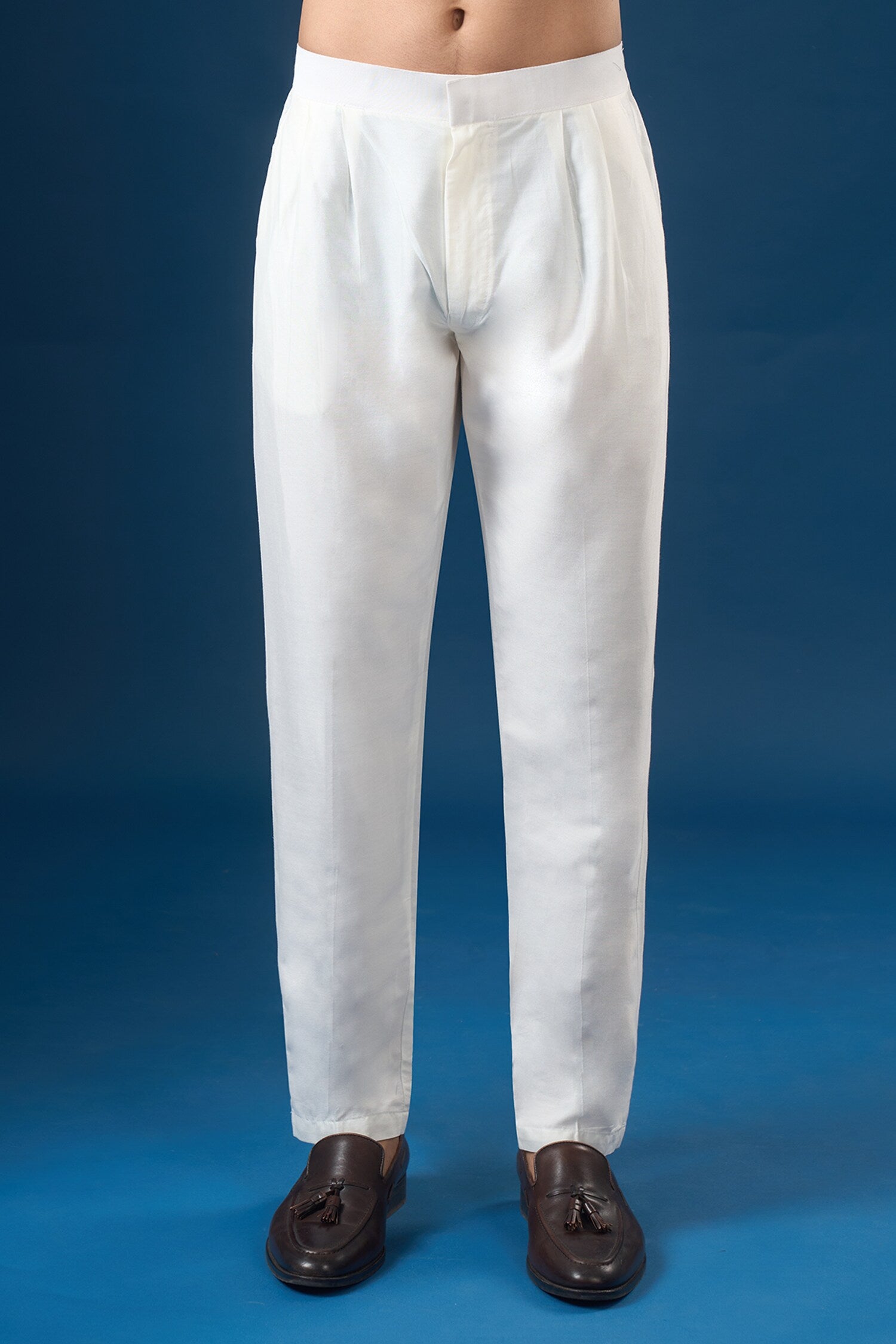 Off White Embroidered Indo-Western Set