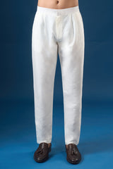 Off White Embroidered Indo-Western Set