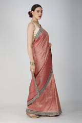 Red Pure Katan Silk Khimkhaab deisgn Banarasi Handloom Saree