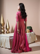 Pink Keri Anarkali Set