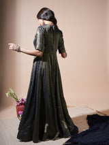 Navy Blue Keri Anarkali Set