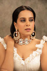LE JIVA KUNDAN NECKLACE SET