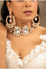 LE JIVA KUNDAN NECKLACE SET
