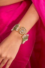Xago Beaded kundan Polki Bracelet